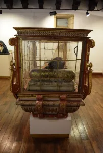 Cristo Xacente. Vista traseira